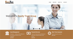 Desktop Screenshot of equitytrust.co.za